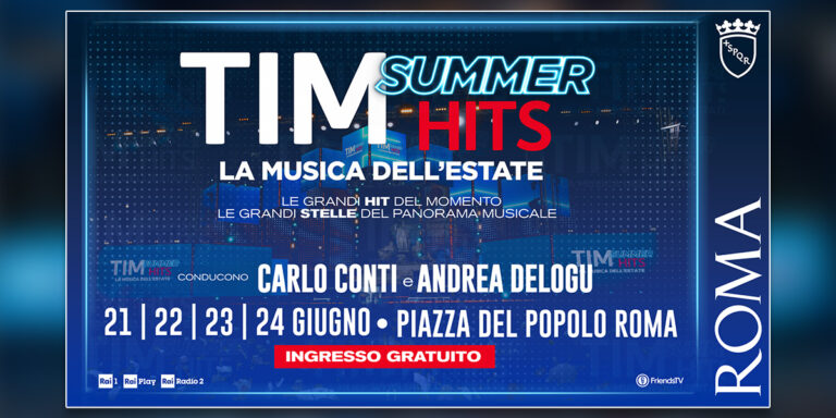 TIM Summer Hits 2026, il grande show live della musica Tim Summer Hits 2026